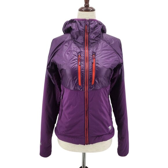 Mountain Hardwear Womens XS Jacket Kor Strata Alpine Hooded Cosmos